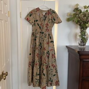 Somerset Maxi Dress “Khaki” Size Medium
 NWT features